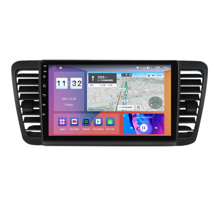 Navigatie dedicata Subaru Legacy Outback 2003-2009, 4GB RAM 32GB ROM, Android 13, Display 9 " , Internet ,Aplicatii , Waze , WI-FI , USB , Bluetooth , Mirrorlink [3]
