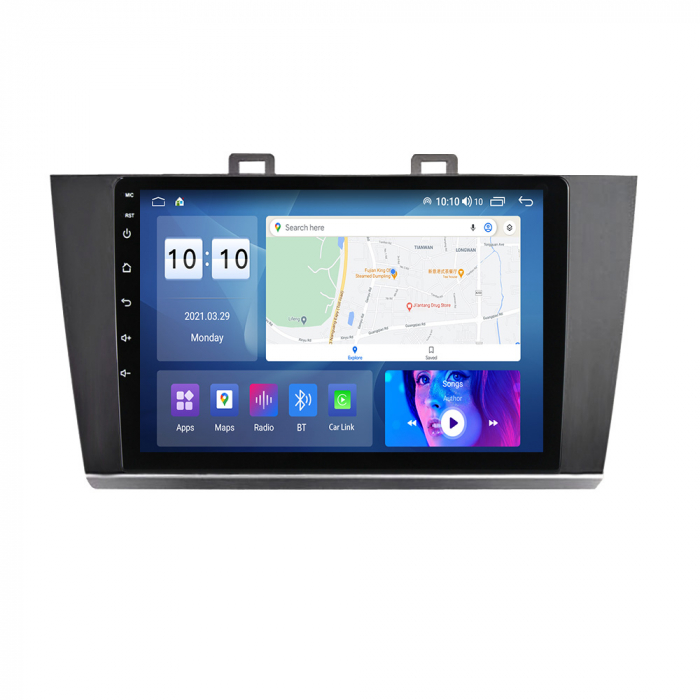 Navigatie dedicata Subaru Legacy Outback 2015-2018, 4GB RAM 32GB ROM, Android 13, Display 9 " , Internet ,Aplicatii , Waze , WI-FI , USB , Bluetooth , Mirrorlink [4]