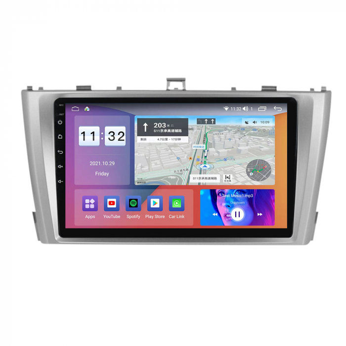 Navigatie dedicata Toyota Avensis 2008-2015, 4GB RAM 32GB ROM, Carplay, Android 13, Display 9 " , Internet, Aplicatii, Waze, WI-FI, USB, Bluetooth, Mirrorlink [5]