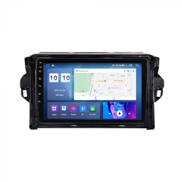 Navigatie dedicata Toyota Fortuner 2015-2020, 4GB RAM 32GB ROM, Android 13, Display 9 " , Internet, Aplicatii, Waze, WI-FI, USB, Bluetooth, Mirrorlink [4]