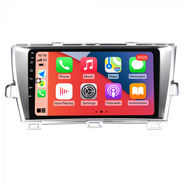 Navigatie dedicata Toyota Prius 2009-2015 (Silver), 4GB RAM 32GB ROM, Android 13, Display 9 " , Internet, Aplicatii, Waze, WI-FI, USB, Bluetooth, Mirrorlink [2]
