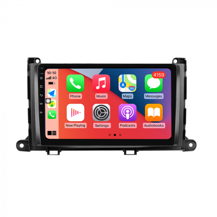 Navigatie dedicata Toyota Sienna 2009-2014, 4GB RAM 32GB ROM, Android 13, Display 9 " , Internet, Aplicatii, Waze, WI-FI, USB, Bluetooth, Mirrorlink [2]