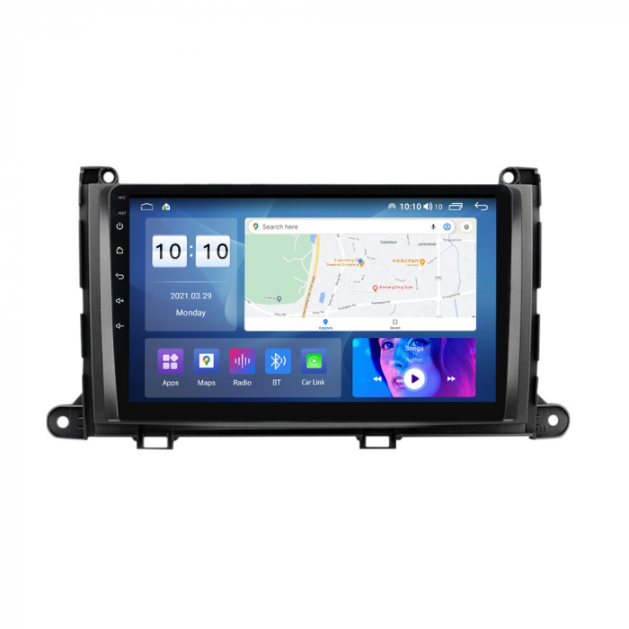 Navigatie dedicata Toyota Sienna 2009-2014, 4GB RAM 32GB ROM, Android 13, Display 9 " , Internet, Aplicatii, Waze, WI-FI, USB, Bluetooth, Mirrorlink [4]