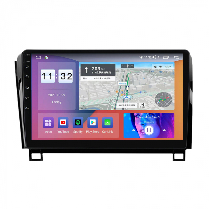 Navigatie dedicata Toyota Tundra 2007-2013, 4GB RAM 32GB ROM, Android 13, Display 9 " , Internet, Aplicatii, Waze, WI-FI, USB, Bluetooth, Mirrorlink [3]