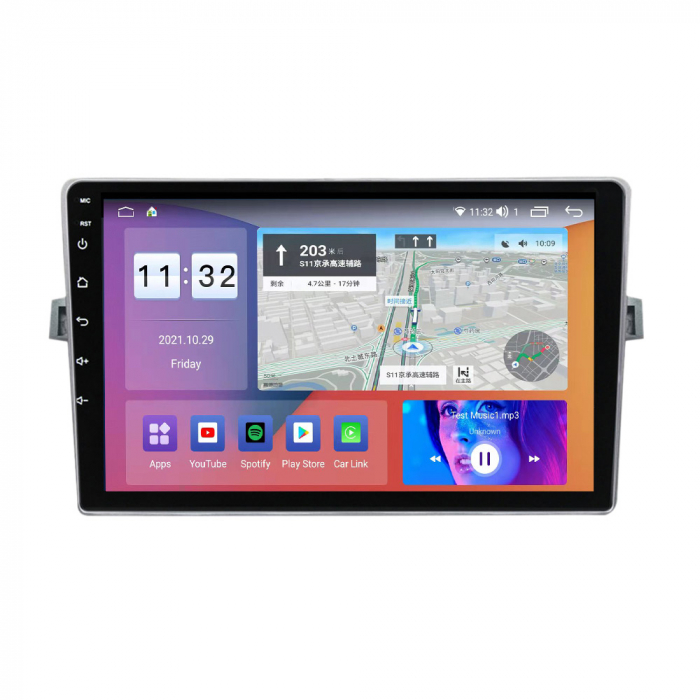 Navigatie dedicata Toyota Verso 2009-2018, 4GB RAM 32GB ROM, Android 13, Display 9 " , Internet, Aplicatii, Waze, WI-FI, USB, Bluetooth, Mirrorlink [3]
