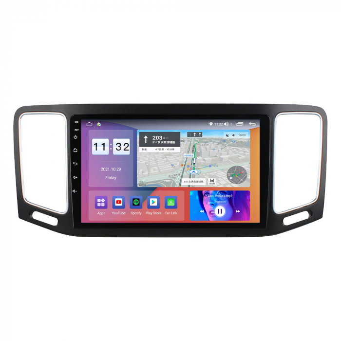 Navigatie dedicata Volkswagen Sharan 2012-2018, 4GB RAM 32GB ROM, Android 14, Display 9 " , Internet, Aplicatii, Waze, WI-FI, USB, Bluetooth, Mirrorlink [6]