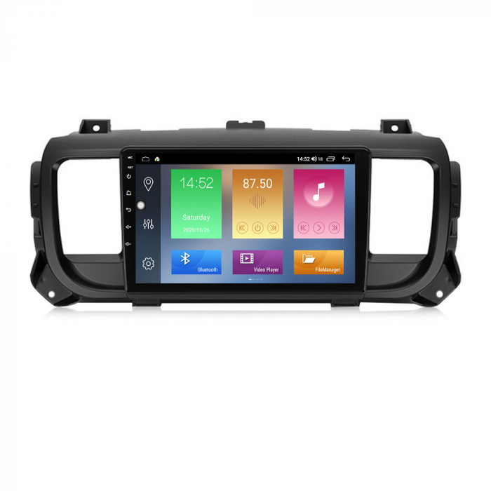 Navigatie dedicata Ford Focus 3 Citroen Jumpy 2016, 4GB RAM 64GB ROM, Octacore, Android 13, Display QLED 9", DSP, Carplay, Android Auto, Internet, Youtube, Waze, WIFI, Bluetooth [2]