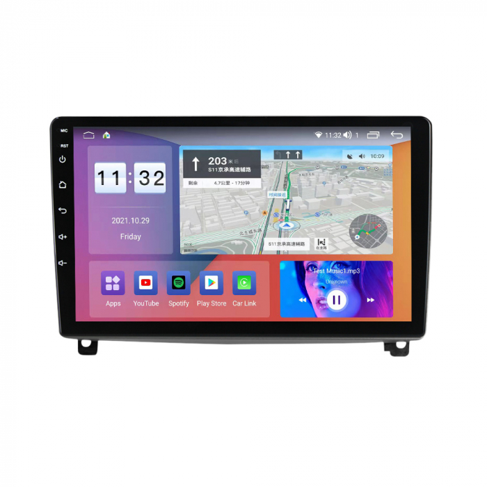Navigatie dedicata Peugeot 407 2004-2011, 4GB RAM 64GB ROM, Octacore, Android 13, Display QLED 9", DSP, Carplay, Android Auto, Internet, Youtube, Waze, WIFI, Bluetooth [5]