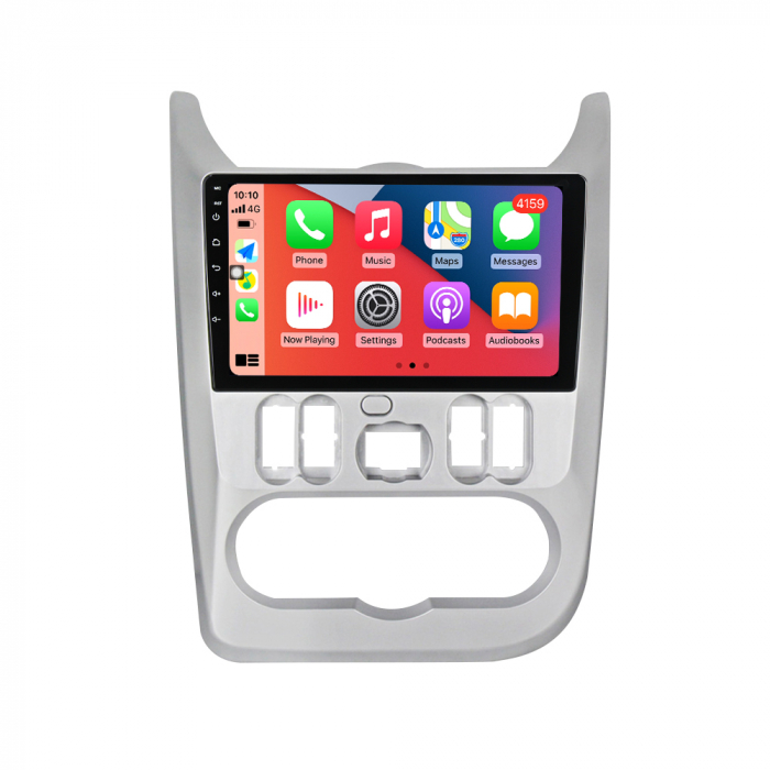 Navigatie dedicata Renault Logan 2009-2015, 4GB RAM 64GB ROM, Octacore, Android 13, Display QLED 9", DSP, Carplay, Android Auto, Internet, Youtube, Waze, WIFI, Bluetooth [2]