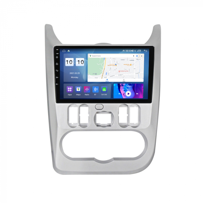 Navigatie dedicata Renault Logan 2009-2015, 4GB RAM 64GB ROM, Octacore, Android 13, Display QLED 9", DSP, Carplay, Android Auto, Internet, Youtube, Waze, WIFI, Bluetooth [5]