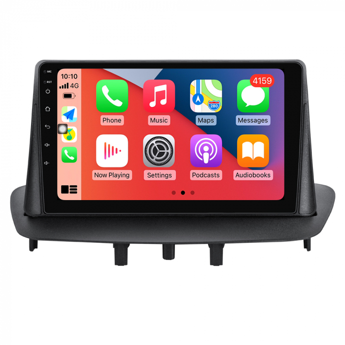 Navigatie dedicata Renault Megane 3 2008-2014, 4GB RAM 64GB ROM, Octacore, Android 13, Display QLED 9", DSP, Carplay, Android Auto, Internet, Youtube, Waze, WIFI, Bluetooth [2]