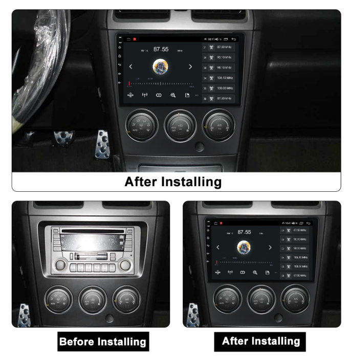 Navigatie dedicata Subaru Impreza 2002-2007, 4GB RAM 64GB ROM, Octacore, Android 13, Display QLED 9", DSP, Carplay, Android Auto, Internet, Youtube, Waze, WIFI, Bluetooth [5]
