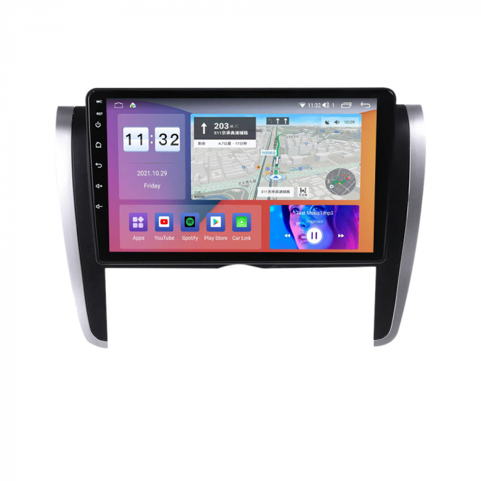 Navigatie dedicata Toyota Allion 2007-2020, 4GB RAM 64GB ROM, Octacore, Android 13, Display QLED 9", DSP, Carplay, Android Auto, Internet, Youtube, Waze, WIFI, Bluetooth [3]