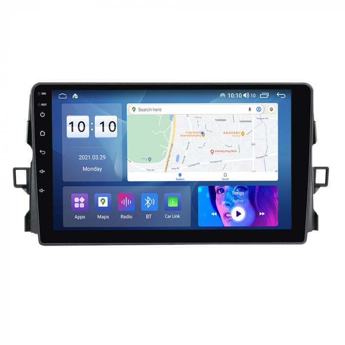 Navigatie dedicata Toyota Auris 2006-2011, 4GB RAM 64GB ROM, Octacore, Android 13, Display QLED 9", DSP, Carplay, Android Auto, Internet, Youtube, Waze, WIFI, Bluetooth [3]