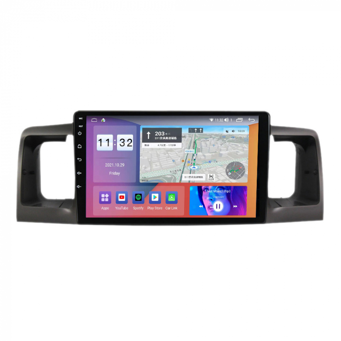 Navigatie dedicata Toyota Corolla 2000-2004, 4GB RAM 64GB ROM, Octacore, Android 13, Display QLED 9", DSP, Carplay, Android Auto, Internet, Youtube, Waze, WIFI, Bluetooth [3]