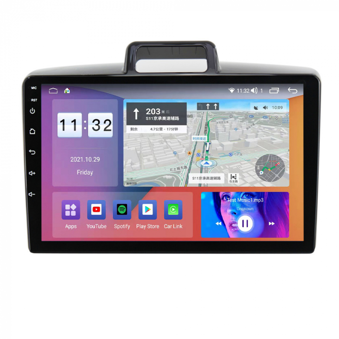 Navigatie dedicata Toyota Corolla Axio 2015-2017, 4GB RAM 64GB ROM, Octacore, Android 13, Display QLED 9", DSP, Carplay, Android Auto, Internet, Youtube, Waze, WIFI, Bluetooth [3]