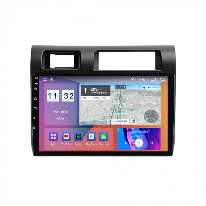 Navigatie dedicata Toyota Land Cruiser LC 2007-2020, 4GB RAM 64GB ROM, Octacore, Android 13, Display QLED 9", DSP, Carplay, Android Auto, Internet, Youtube, Waze, WIFI, Bluetooth [3]