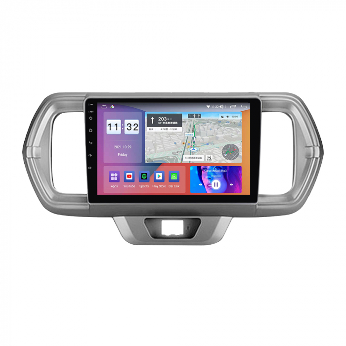 Navigatie dedicata Toyota Passo 2016-2021, 4GB RAM 64GB ROM, Octacore, Android 13, Display QLED 9", DSP, Carplay, Android Auto, Internet, Youtube, Waze, WIFI, Bluetooth [7]
