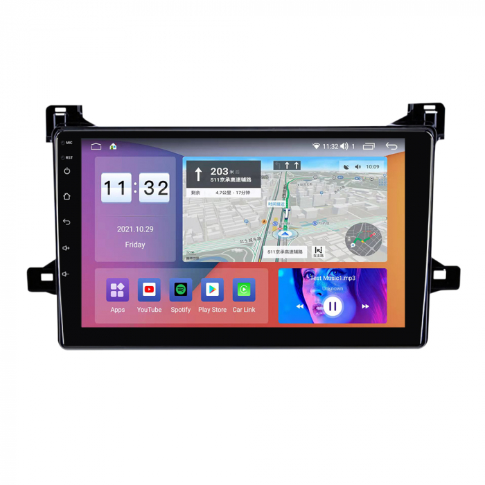 Navigatie dedicata Toyota Prius XW50 2015-2020, 4GB RAM 64GB ROM, Octacore, Android 13, Display QLED 9", DSP, Carplay, Android Auto, Internet, Youtube, Waze, WIFI, Bluetooth [4]