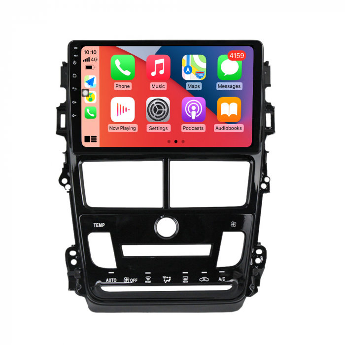 Navigatie dedicata Toyota Vios 2018-2019, 4GB RAM 64GB ROM, Octacore, Android 13, Display QLED 9", DSP, Carplay, Android Auto, Internet, Youtube, Waze, WIFI, Bluetooth [2]
