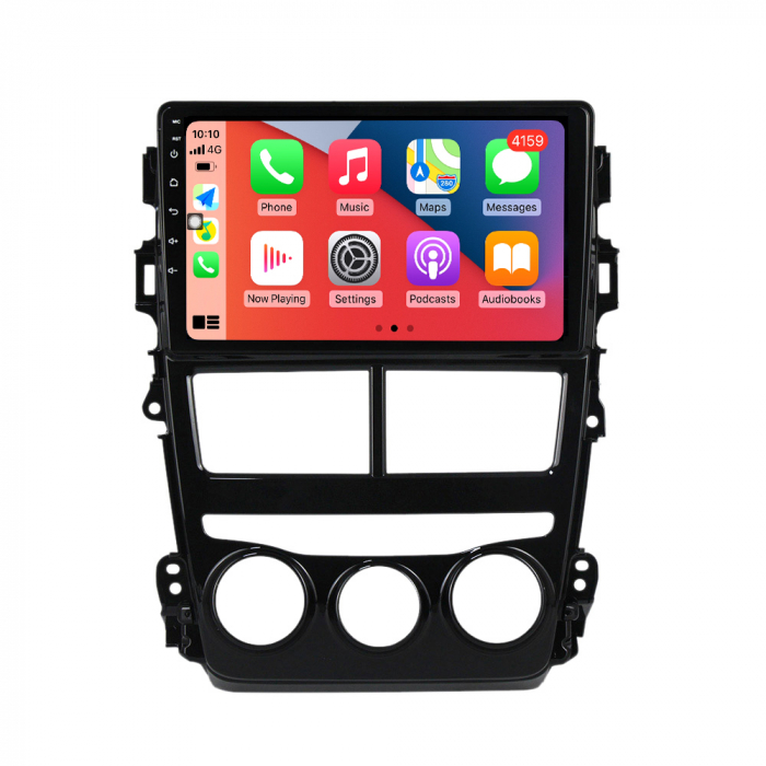Navigatie dedicata Toyota Vios 2018-2019, 4GB RAM 64GB ROM, Octacore, Android 13, Display QLED 9", DSP, Carplay, Android Auto, Internet, Youtube, Waze, WIFI, Bluetooth [3]