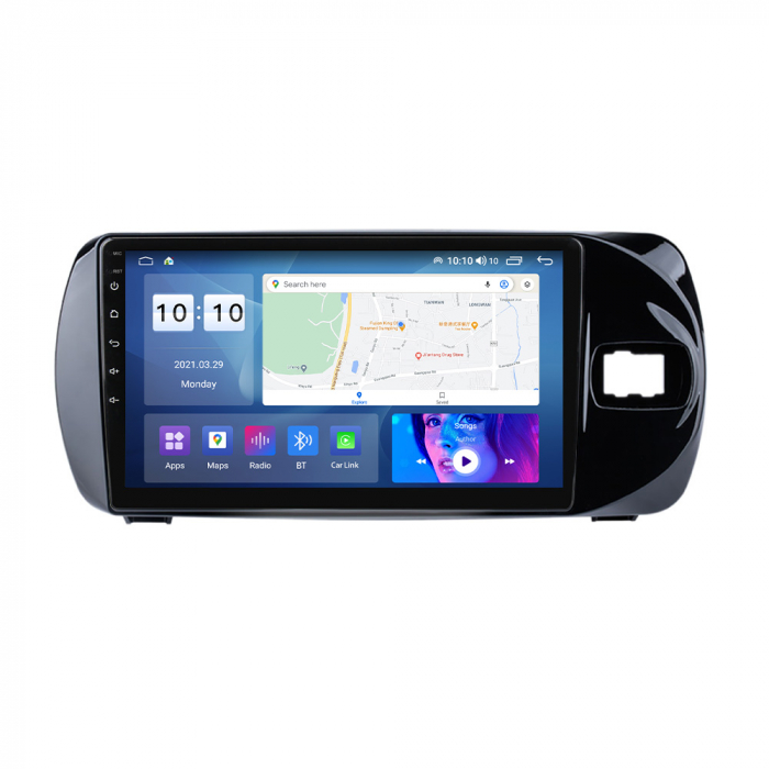 Navigatie dedicata Toyota Vitz 2016-2020, 4GB RAM 64GB ROM, Octacore, Android 13, Display QLED 9", DSP, Carplay, Android Auto, Internet, Youtube, Waze, WIFI, Bluetooth [4]