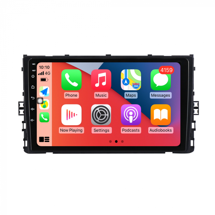 Navigatie dedicata Volkswagen T6 2015+, Taigo, T-Roc, T-Cross, Caravelle, Arteon, 4GB RAM 64GB ROM, Octacore, Android 14, Display QLED 9", DSP, Carplay, Android Auto, Internet, Youtube, Waze, WIFI, Bl [3]
