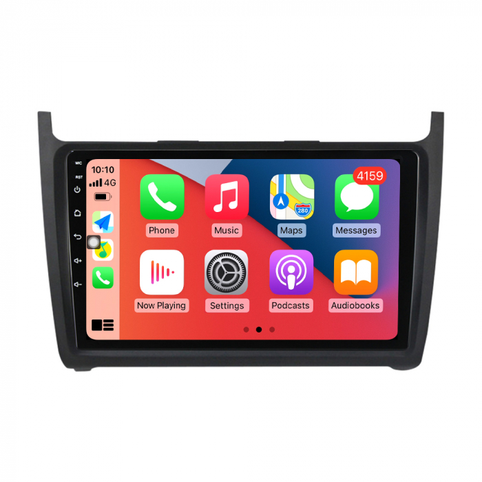 Navigatie dedicata Volkswagen Polo Golf Passat, 4GB RAM 64GB ROM, Octacore, Android 14, Display QLED 9", DSP, Carplay, Android Auto, Internet, Youtube, Waze, WIFI, Bluetooth [4]