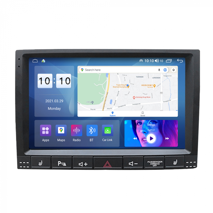 Navigatie dedicata Volkswagen Touareg 2002-2012, 4GB RAM 64GB ROM, Octacore, Android 14, Display QLED 9", DSP, Carplay&Android Auto, SIM 4G, Ventilator Activ [2]
