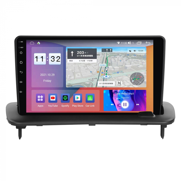 Navigatie dedicata Volvo S40 C30 C70 2004-2013, 4GB RAM 64GB ROM, Octacore, Android 13, Display QLED 9", DSP, Carplay, Android Auto, Internet, Youtube, Waze, WIFI, Bluetooth [4]