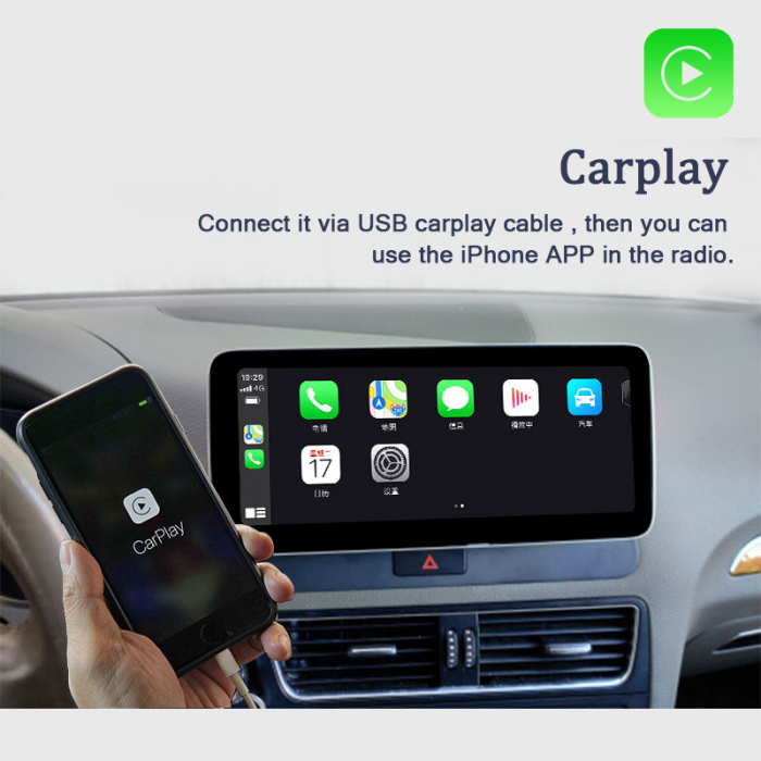 Navigatie dedicata Audi A3 2012-2018, Android 13, Display 8,8 inch , Internet , Aplicatii , Waze , Wi Fi , Usb , Bluetooth , Mirrorlink, Carplay.necesita comenzi volan [6]
