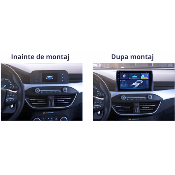 Navigatie NAVI-IT compatibil cu Ford Focus 2019+, 8GB RAM 128GB ROM, Octacore, Platforma TS18, Android 13, Display QLED 9”, Suporta camera 360º, DSP, Carplay&Android Auto, SIM 4G, Ventilator Activ [3]