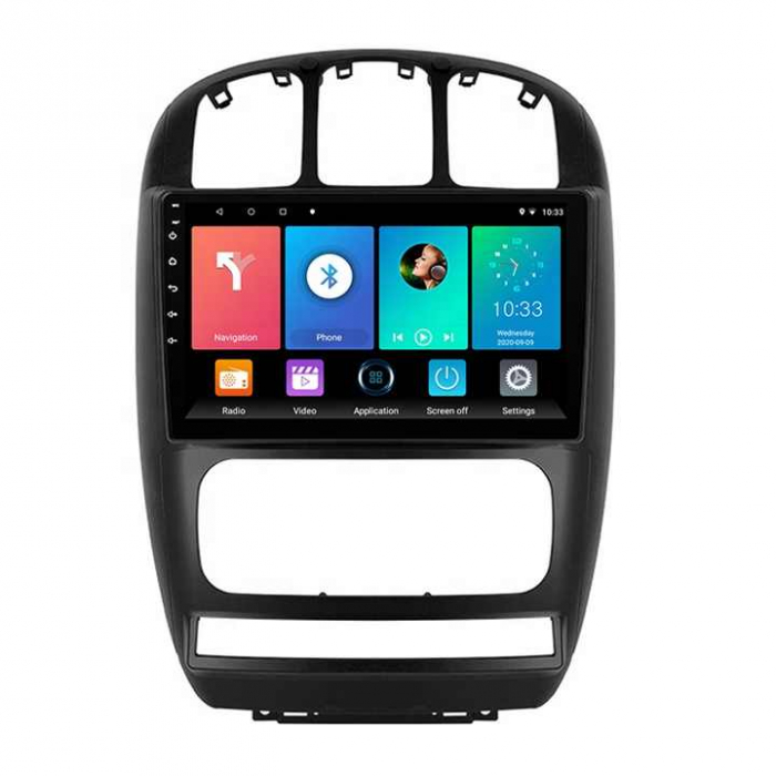 (Resigilata) Navigatie dedicata Chrysler Pacifica 2006-2012/Dodge Caravan, 2 GB RAM 32GB ROM, Android 13, Display IPS, 9", DSP, Carplay, Android Auto, Internet, Youtube , Waze , Wi Fi , Usb , Blue [2]