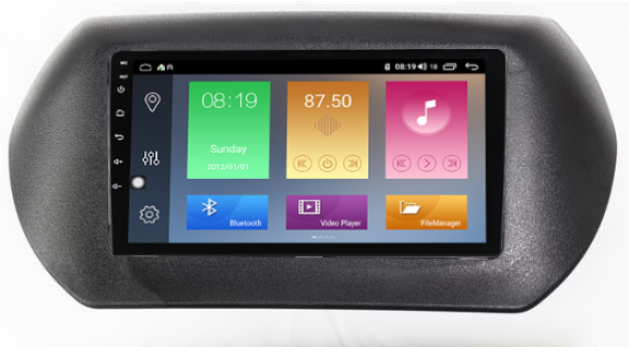 Navigatie dedicata Fiat Fiorino 2008/Citroen Nemo/Peugeot Bipper, 4 GB RAM 32GB ROM, Android 13, Display QLED, 10", DSP, Carplay, Android Auto, Internet, Youtube , Waze , Wi Fi , Usb [2]