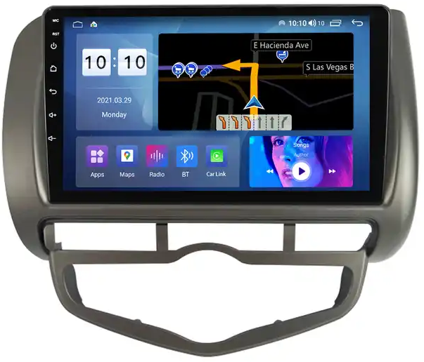 Navigatie dedicata Honda Jazz/City 2006, 4 GB RAM 32GB ROM, Android 13, Display QLED, 9", DSP, Carplay, Android Auto, Internet, Youtube , Waze , Wi Fi , Usb , Bluetooth [2]