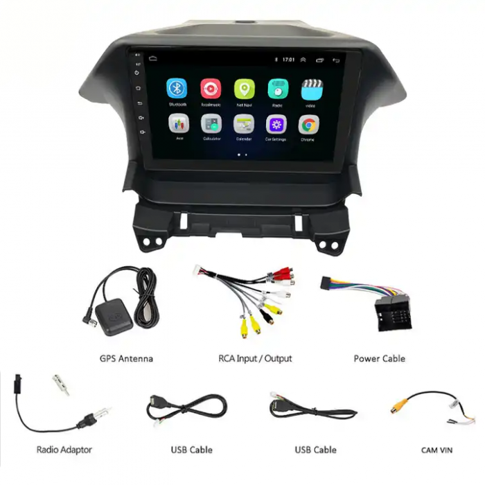 Navigatie dedicata Honda Odyssey 2009-2014, 4 GB RAM 32GB ROM, Android 13, Display QLED, 10", DSP, Carplay, Android Auto, Internet, Youtube , Waze , Wi Fi , Usb , Bluetooth [3]
