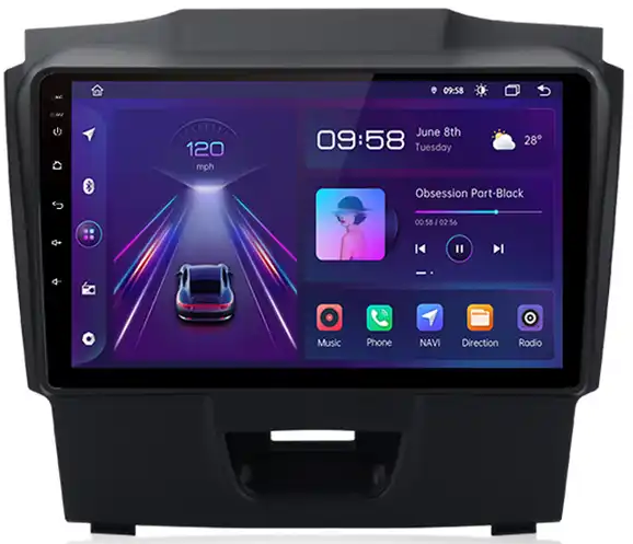 (Resigilata) Navigatie dedicata Isuzu D-Max 2017, 2GB RAM 32GB ROM, Quad Core, Display 9" IPS Full HD, Carplay, Android 13, Bluetooth, Magazin Play, Suport camere AHD [2]