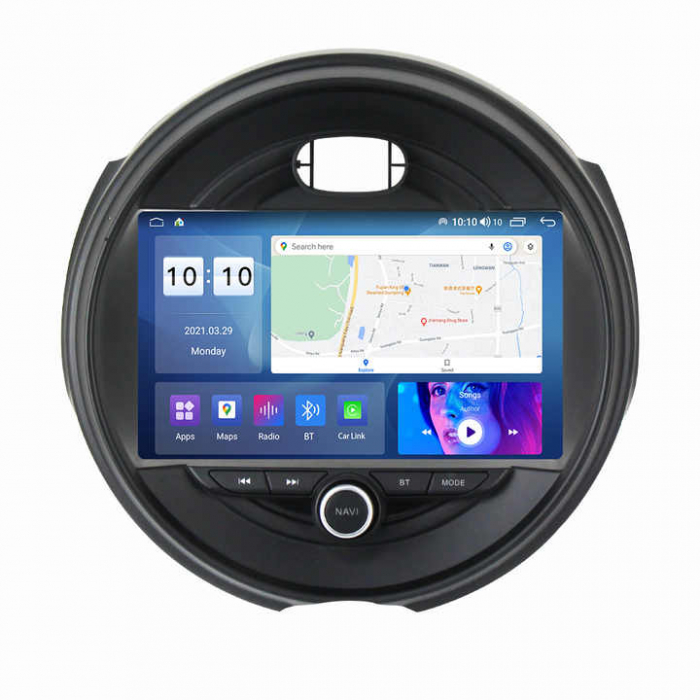 Navigatie dedicata Mini Cooper 2015-2019, 12GB RAM 256GB ROM, Android 13, Rezolutie 2K, Display QLED, 9", DSP, Carplay, Android Auto, Internet, Youtube, Waze, Wi Fi, USB [6]