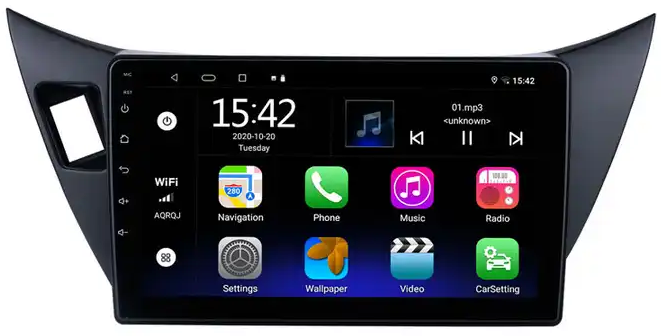 Navigatie dedicata Mitsubishi Lancer 2001-2007, 4GB RAM 32GB ROM, Android 13, Display QLED, 9", DSP, Carplay, Android Auto, Internet, Youtube , Waze , WI-FI , USB , Bluetooth [2]