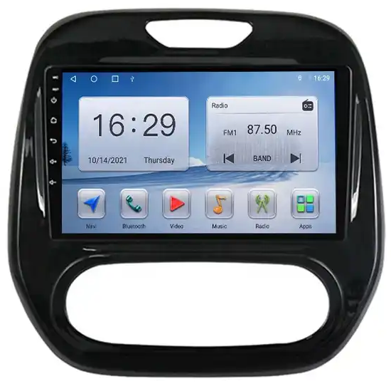 Navigatie dedicata Renault Captur 2018, 4 GB RAM 32GB ROM, Android 13, Display QLED, 9", DSP, Carplay, Android Auto, Internet, Youtube , Waze , WI-FI , USB , Bluetooth [2]