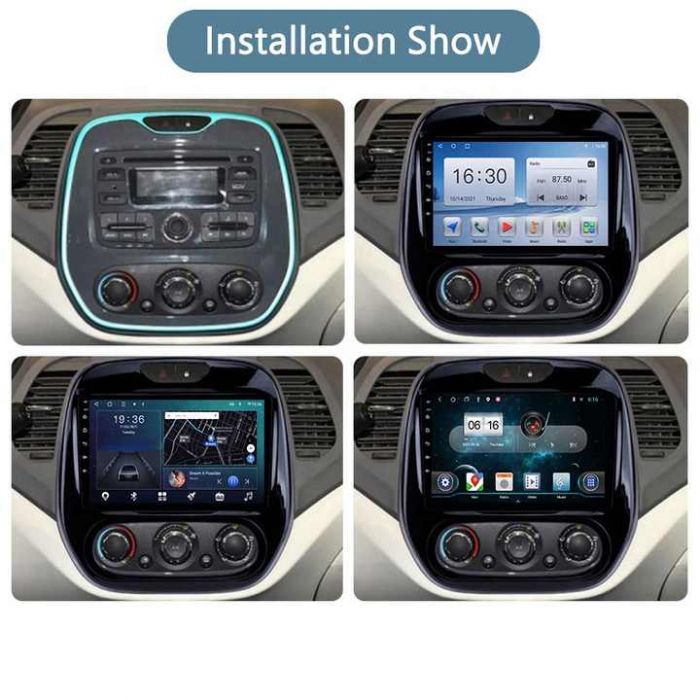 Navigatie dedicata Renault Captur 2018, 4 GB RAM 32GB ROM, Android 13, Display QLED, 9", DSP, Carplay, Android Auto, Internet, Youtube , Waze , WI-FI , USB , Bluetooth [3]