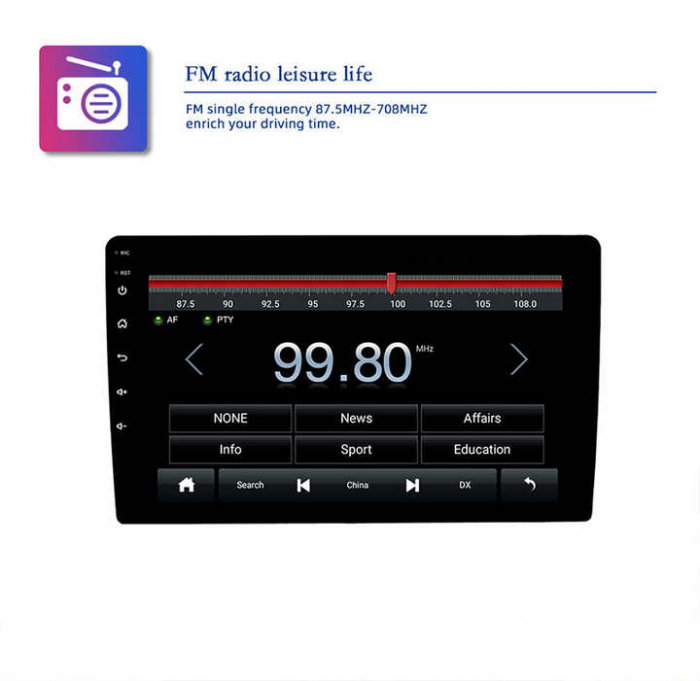Navigatie dedicata Renault Master 2021, 4 GB RAM 32GB ROM, Android 13, Display QLED, 10", DSP, Carplay, Android Auto, Internet, Youtube , Waze , Wi Fi , USB , Bluetooth [5]