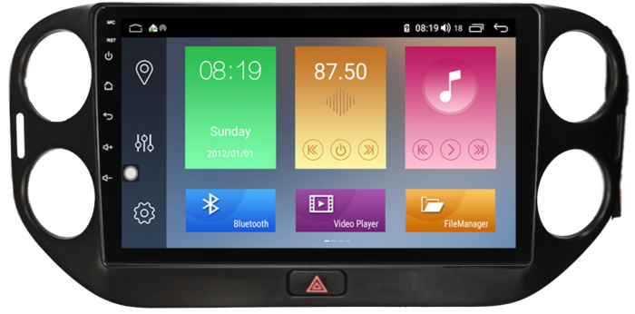 Navigatie dedicata Volkswagen Tiguan 2010-2017, 4 GB RAM 32 ROM, Android 14, 9", DSP, Carplay, Android Auto, Internet, Youtube, Waze, WI-FI, USB, Bluetooth [2]