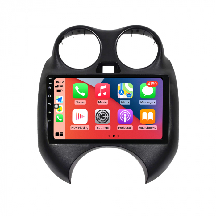 (Resigilata) Navigatie dedicata Nissan March 2010-2013 & Micra 2010-2015 , 2GB RAM 32GB ROM, Quad Core, Display 9" IPS Full HD, Carplay, Android 13, Bluetooth, Magazin Play, Suport camere AHD [4]