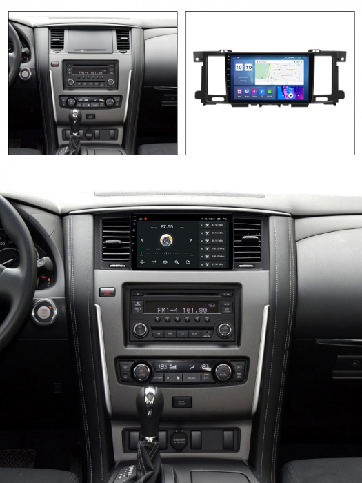(Resigilata) Navigatie dedicata Nissan Patrol 2010-2020, 2GB RAM 32GB ROM, Quad Core, Display 9" IPS Full HD, Carplay, Android 13, Bluetooth, Magazin Play, Suport camere AHD [5]