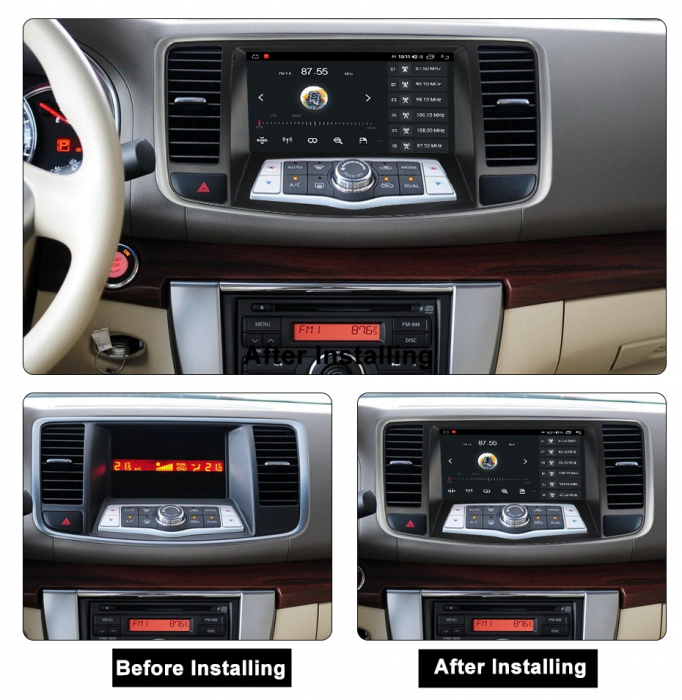 (Resigilata) Navigatie dedicata Nissan Teana 2013-2018, 2GB RAM 32GB ROM, Quad Core, Display 9" IPS Full HD, Carplay, Android 13, Bluetooth, Magazin Play, Suport camere AHD [5]
