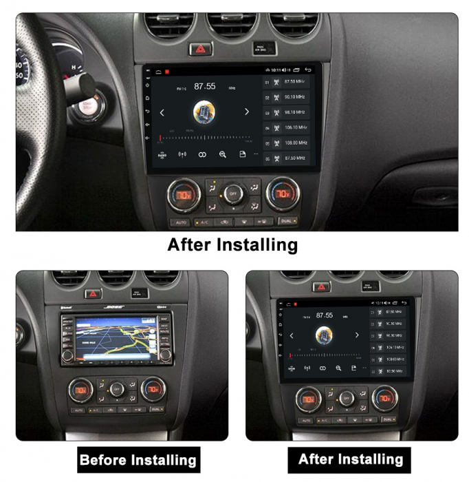 (Resigilata) Navigatie dedicata Nissan Teana Altima 2008-2012, 2GB RAM 32GB ROM, Quad Core, Display 9" IPS Full HD, Carplay, Android 13, Bluetooth, Magazin Play, Suport camere AHD [8]