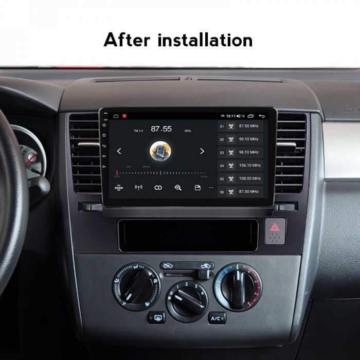 (Resigilata) Navigatie dedicata Nissan Tiida 2005-2010, 2GB RAM 32GB ROM, Quad Core, Display 9" IPS Full HD, Carplay, Android 13, Bluetooth, Magazin Play, Suport camere AHD [6]