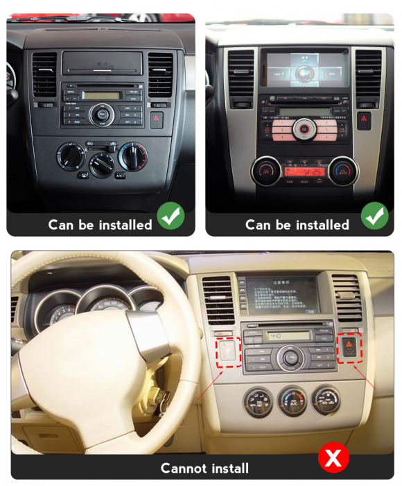 (Resigilata) Navigatie dedicata Nissan Tiida 2005-2010, 2GB RAM 32GB ROM, Quad Core, Display 9" IPS Full HD, Carplay, Android 13, Bluetooth, Magazin Play, Suport camere AHD [8]