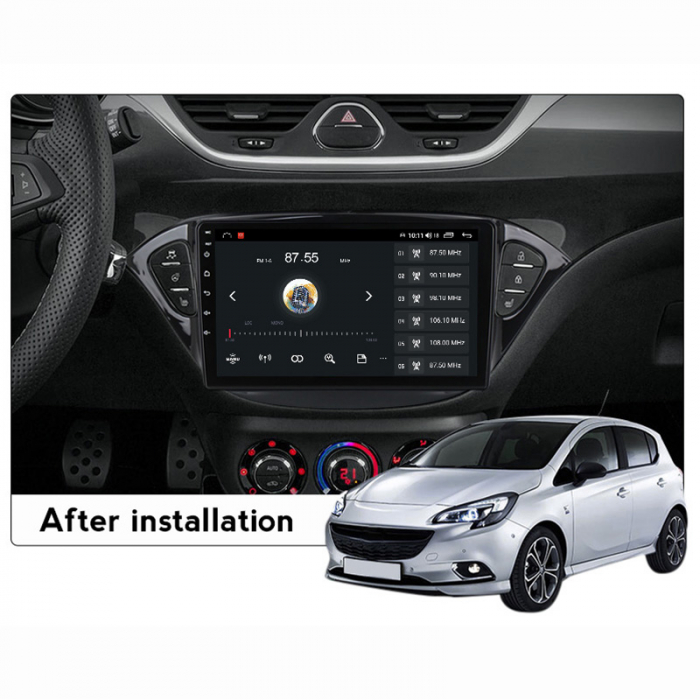 (Resigilata) Navigatie dedicata Opel Corsa 2014-2019, 2GB RAM 32GB ROM, Quad Core, Display 9" IPS Full HD, Carplay, Android 13, Bluetooth, Magazin Play, Suport camere AHD [2]